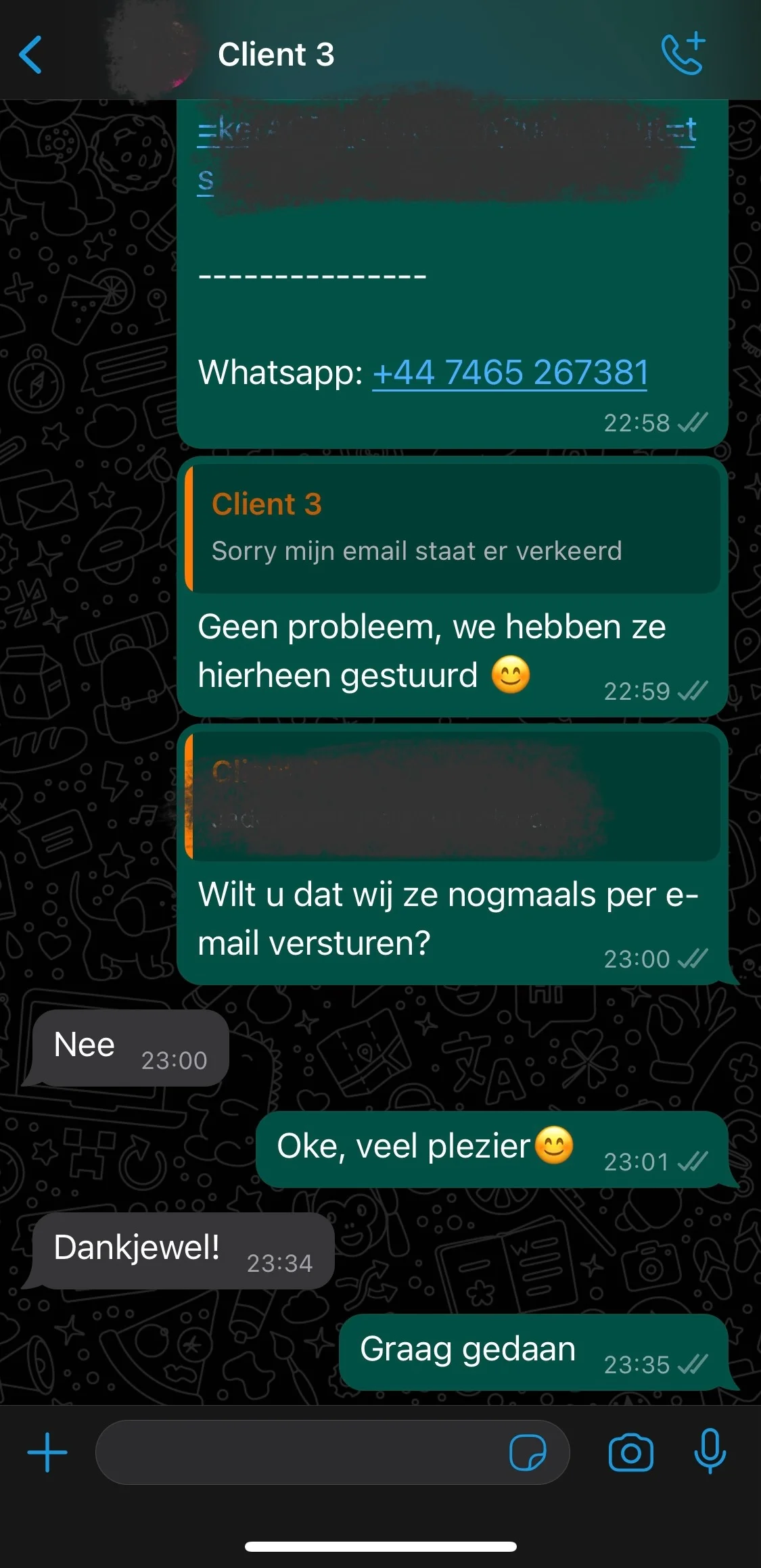 WhatsApp-Bewertung zum IPTV-Support