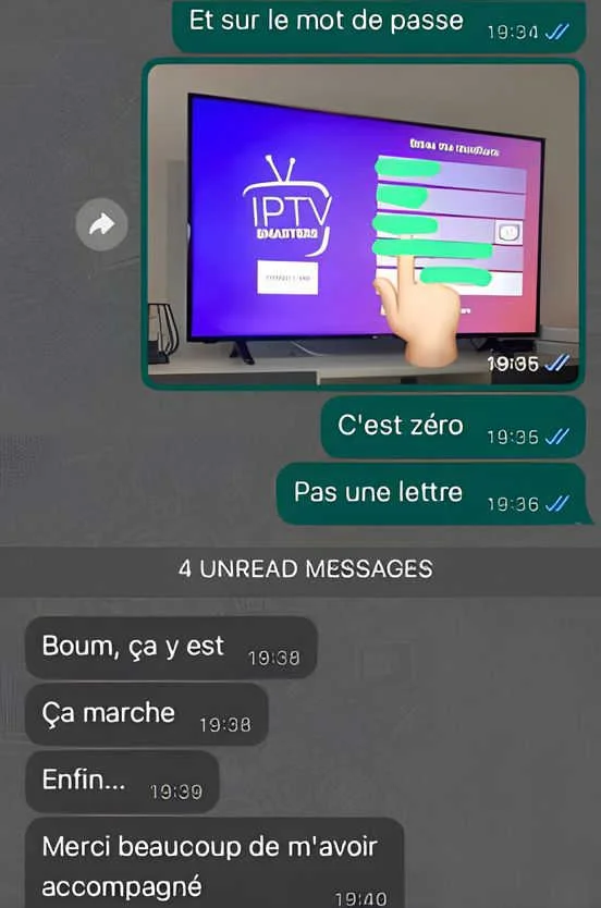 WhatsApp-Bewertung zur persönlichen Installationshilfe