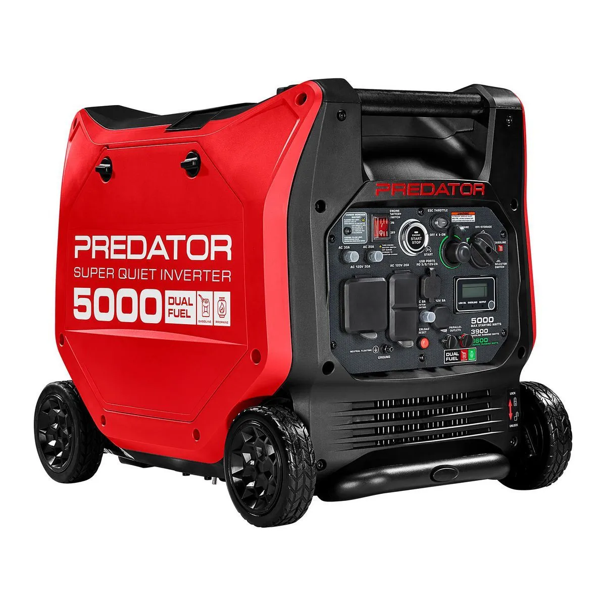 71367_W3.webp PREDATOR 5000W Dual Fuel Super Quiet Inverter Generator Remote Start - Image 1