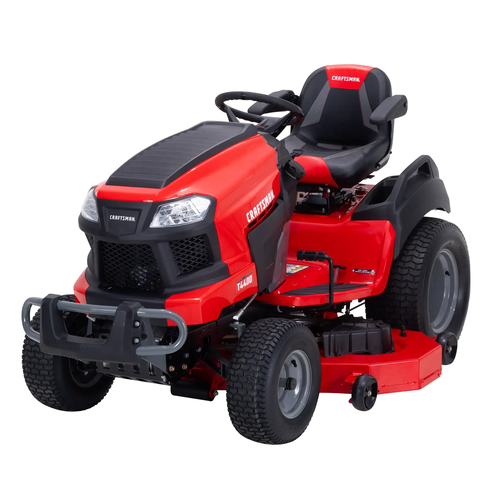 CM14AHA6ZMA93_2_1680.webp CRAFTSMAN 54" Gas Garden Tractor 24 HP Kawasaki V-Twin Engine 54" Fabricated Deck Tuff Torq K62 Differential Lock - Image 1