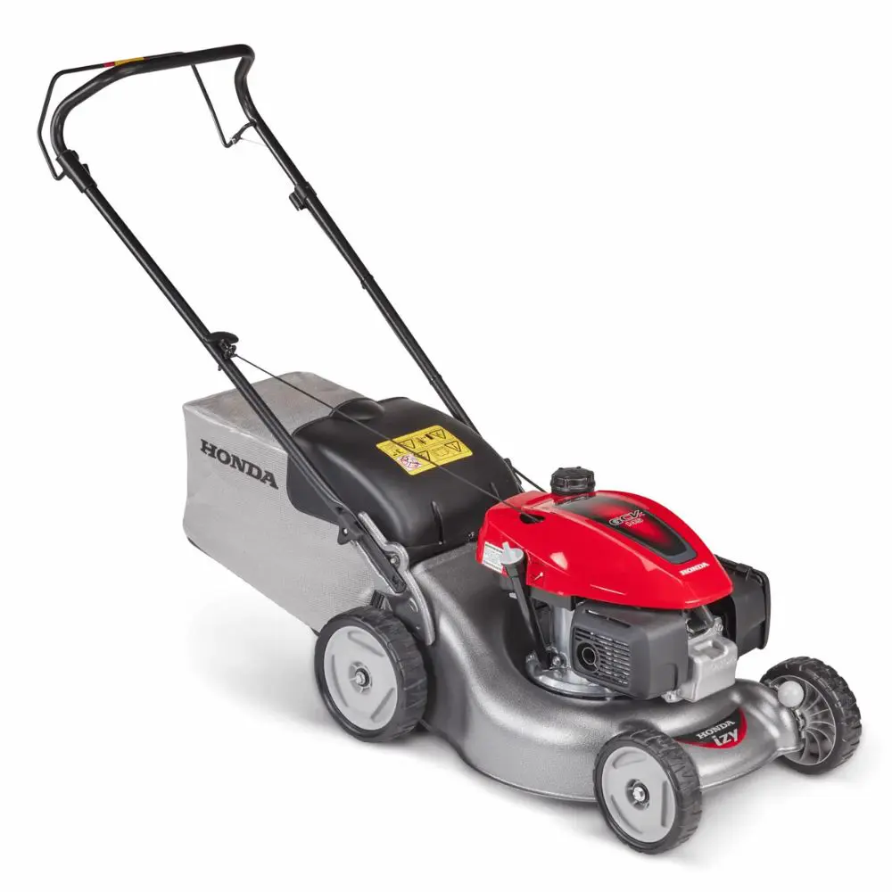 Honda-Izy-HRG416PK-petrol-lawnmower-studio.webp Honda IZY HRG 416 PK Petrol Lawn Mower 145cc Honda Engine 16 Inch Steel Deck Push Mower - Image 1