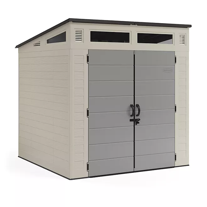 saybrokeeer-product-270-image-1.webp Suncast 7′ x 7′ Modernist Resin Outdoor Storage Shed - Image 1