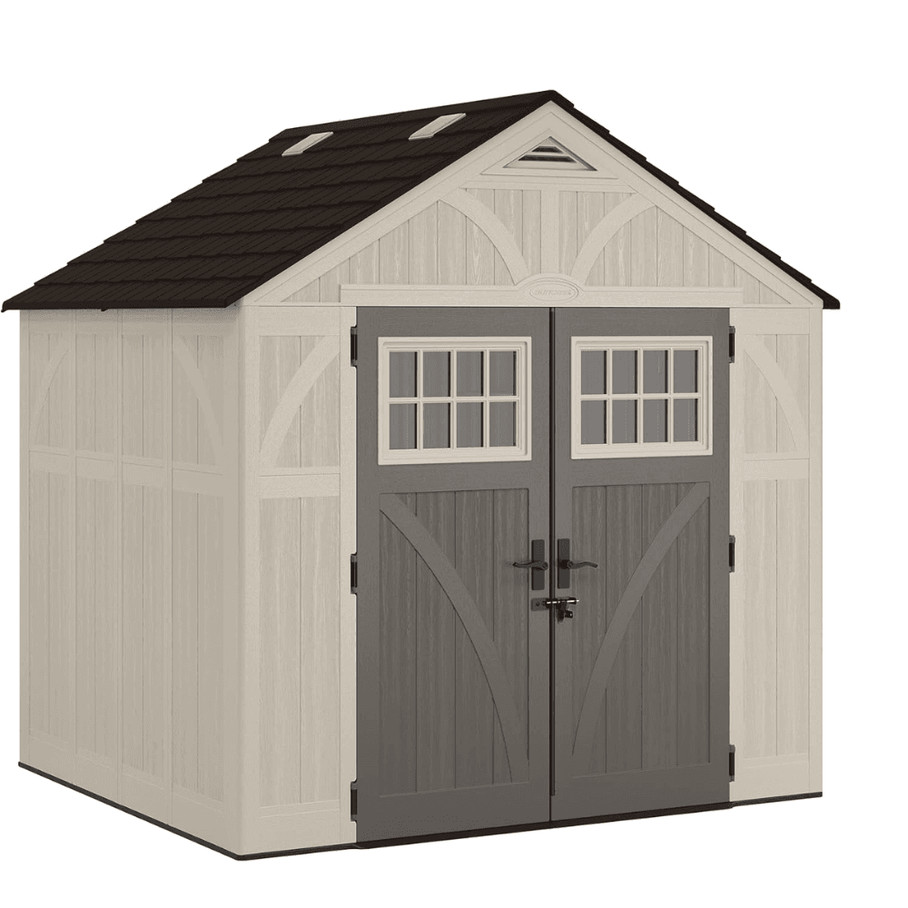 saybrokeeer-product-276-image-1.png Suncast Tremont 8 ft. W x 7 ft. D Resin Storage Shed BMS8700 - Image 1