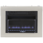 Cedar Ridge Reconditioned Hearth Dual Fuel Ventless Blue Flame Gas Space Heater With Blower – 20,000 BTU, T-Stat Control – Model# CH20TBU-R